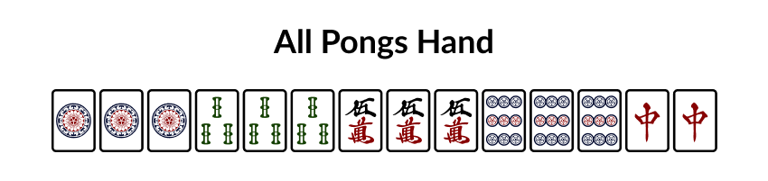 Image of an all pongs hand